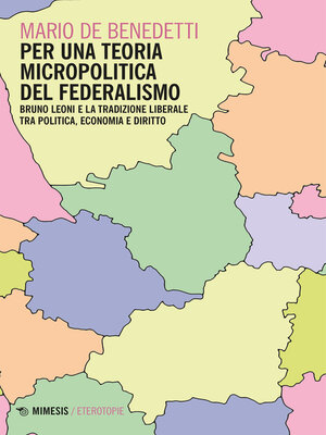 cover image of Per una teoria micropolitica del federalismo